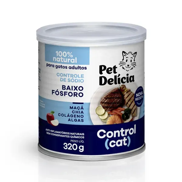 Ração Úmida Pet Delícia Gatos Control Baixo Fósforo 320 g